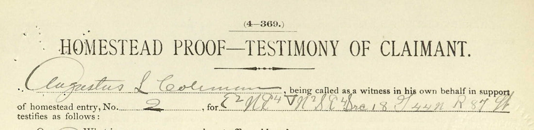 The Homestead Acts: A Family Historian's Guide