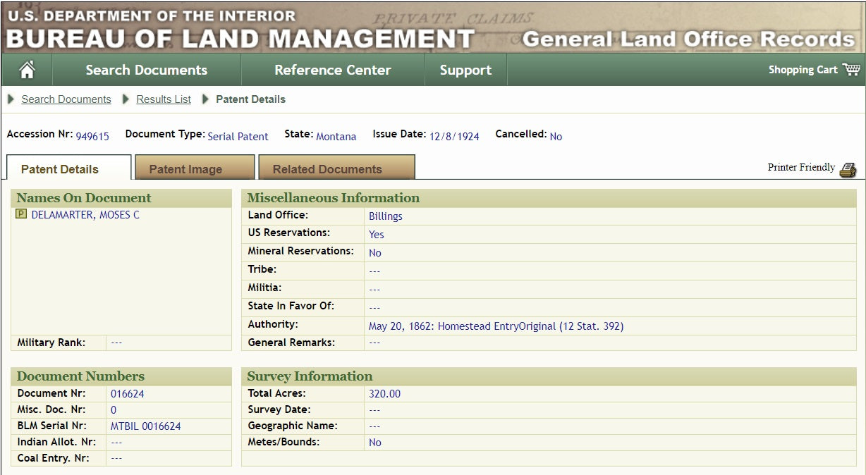 Federal Land Records