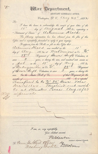 Civil War soldiers and the Homestead Act