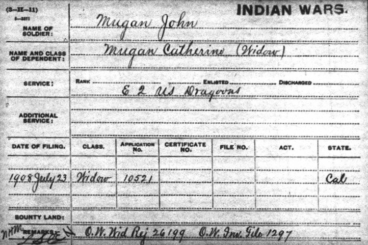 Indian War Pension File